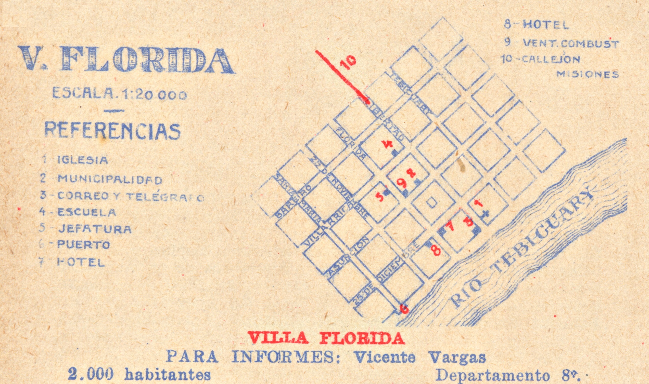Plano de Villa Florida – Imagoteca